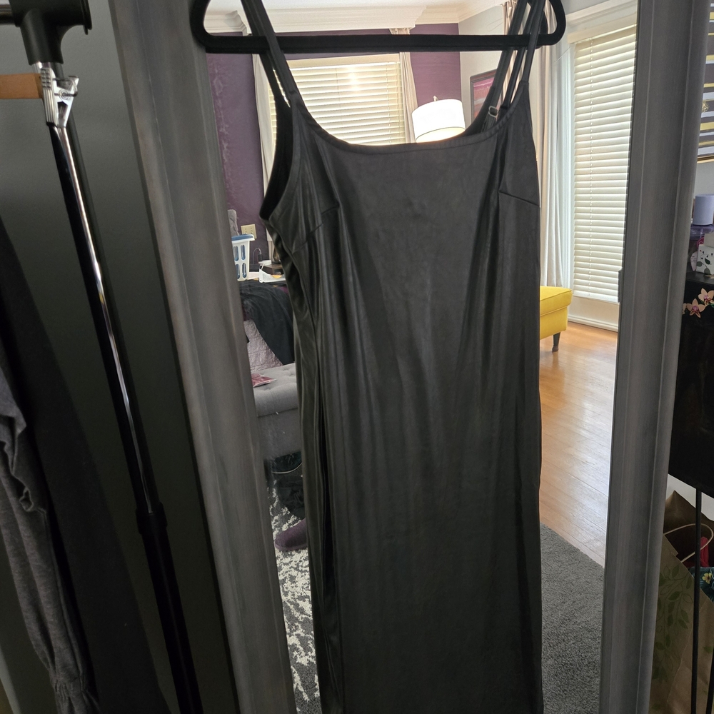 Wild Fable Black Midi Dress